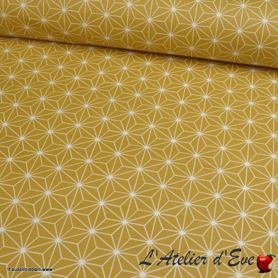 Fuji Yellow Fancy Cotton Fabric