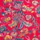 tissu-coton-fleuri-romy-fond-framboise-motif-indienne-thevenon