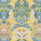 Tissu-coton-caprice-motifs-cachemire-fond-jaune-thevenon
