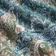 Tissu-coton-caprice-motifs-cachemire-fond-vert-thevenon