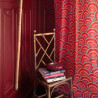 Tissu-coton-imprime-Fairy-light-rouge-piment-Thevenon