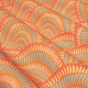 Tissu-coton-imprime-Fairy-light-mandarine-Thevenon