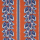 tissu-coton-cyrus-fond-orange-sanguine-thevenon-rayures