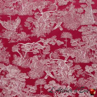 "Animalia" Thevenon jacquard fabric