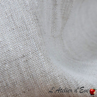 Coupon 4mx1m40 toile de lin "Linum" Thevenon