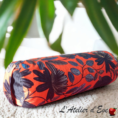 "Fruits of Paradise" Bolster Yoga Cushion Made in France