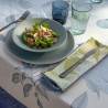 Lot 4 grandes serviettes de table coton Arrière-pays cassis Le Jacquard Français
