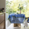 100% linen tablecloth Tropical Getaway parrot Le Jacquard French