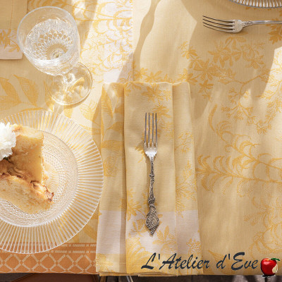lot-4-grandes-serrviettes-de-table-coton-jardin-d-eden-pollen-le-jacquard-francais