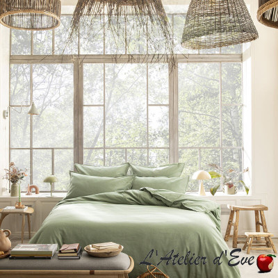 housse-de-couette-lin-coton-nuances-kaki-le-jacquard-francais