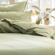 Lot 2 cotton/linen pillowcases "Nuances" Le Jacquard Français