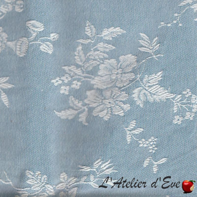 Coupon toile à matelas 55x240cm bleu