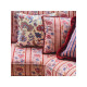 tissu-fleuri-Augustine-à-rayures-collection-Belle-Eoque-Lelièvre-Paris