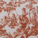 toile-de-jouy-belle-saison-terracotta-collection-belle-epoque-lelièvre-paris
