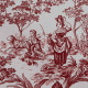 toile-de-jouy-belle-saison-grenat-collection-belle-epoque-lelièvre-paris