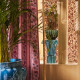 tissu-fleuri-Augustine-à-rayures-collection-Belle-Eoque-Lelièvre-Paris