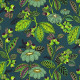 Thevenon "Majorelle" cotton fabric
