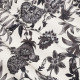 tissu-coton-fleuri-jacobine-noir-fond crème-thevenon