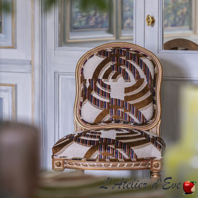 Tissu jacquard velours "Lonely" Thevenon