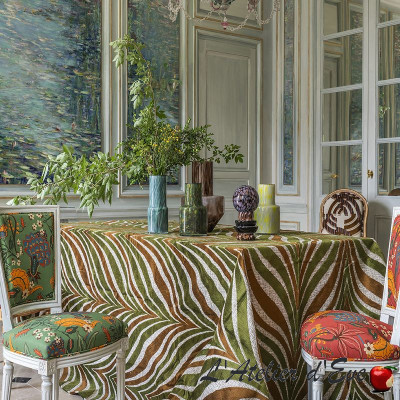 Tissu jacquard velours "Mike" Thevenon
