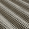 tissu-jacquard-andrea-carrés-damier-noirs-et-blanc-motif-pied-de-coq-pied-de-poule--thevenon