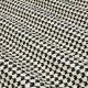 tissu-jacquard-andrea-carrés-damier-noirs-et-blanc-motif-pied-de-coq-pied-de-poule--thevenon