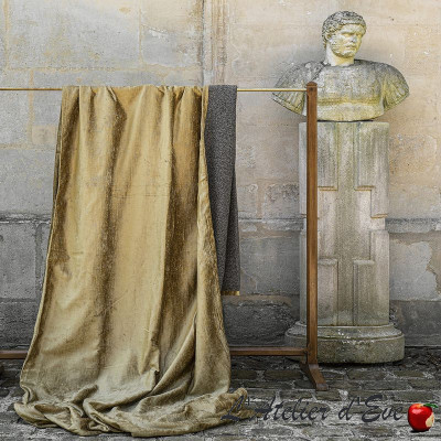 Tissu velours antitache "Lounge" Thevenon