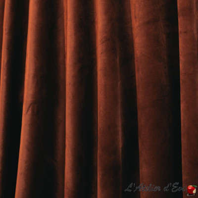 "Citizen" Velvet curtain Made in France Thevenon