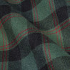 Tissu carreaux non feu Tartan Thevenon