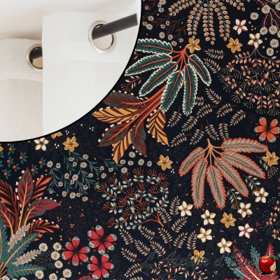 Wonderful World cotton fabric by Thevenon