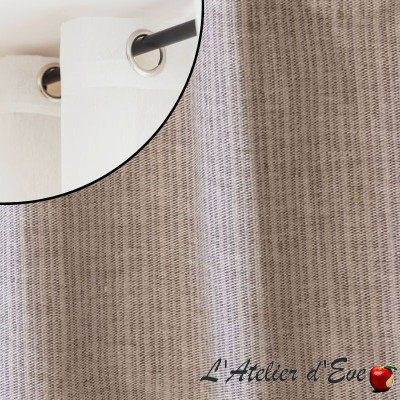 Ethical curtain "Stripes St Tropez" French Manufacture