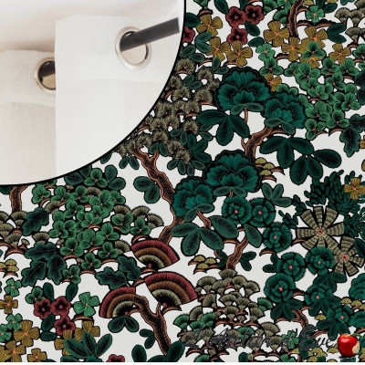 Cotton canvas "Rainbow tree grand" Thevenon