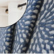 Inti bleu ciel - Rideau velours Made in France Thevenon
