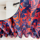 Floral velvet fabric "Orpheus" Thevenon