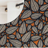 rideaux-coton-lima-noir-cumin-à-oeillets-thevenon