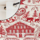 Bellevue crème - Rideau à oeillets Made in France tissu lin - Thevenon