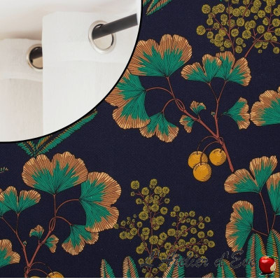 "Victoria" Toile de coton fleurie Thevenon