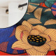 "Vaujours" Floral embroidered canvas with Casal furnishings