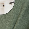 Rive gauche argent, rideau à oeillets sur mesure et Made in France, tissu jacquard Thevenon