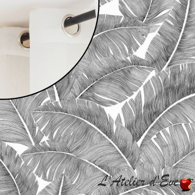 Notte (3 coloris) Tissu ameublement jacquard motif arbre Thevenon