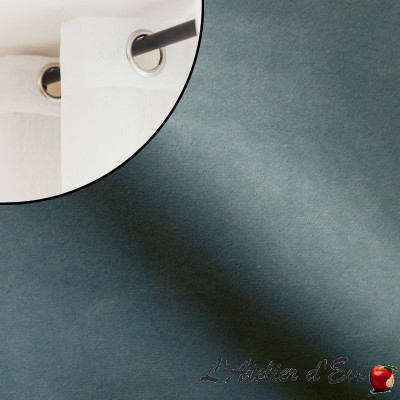 Sweet Love: Rideau blanc sur mesure velours ras uni Thevenon