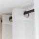 Etamine blanche voilage aspect lin sur mesure Thevenon