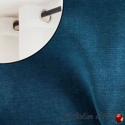 Rideau en velours "Douceur" sable Made In France Thevenon Paris