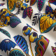 Thevenon "Majorelle" cotton fabric