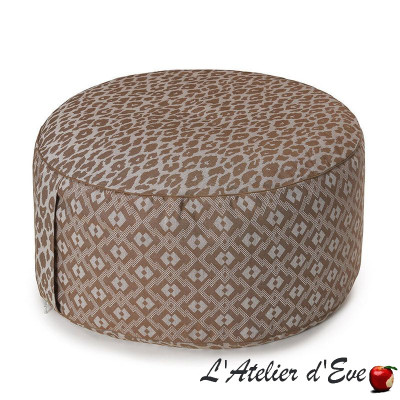 Pouf Nature Sauvage Crocodile - Le Jacquard Français