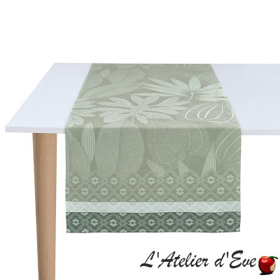 Elephant Cotton "Wild Nature" Table Runner - Le Jacquard Français