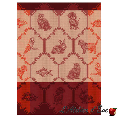 Cotton Garden "Cottage" Tea Towel - Le Jacquard Français