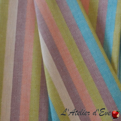 Coupon 130x110cm tissu coton ameublement Prestigious