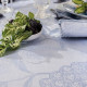 100% linen tablecloth "A L'Orangerie" Le Jacquard French Thistle