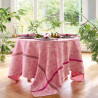 100% linen tablecloth A L'Orangerie Le Jacquard French Thistle